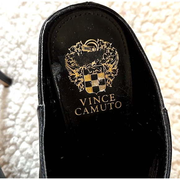 Vince Camuto Maskelynn Bootie Black Size 9.5 Mule Pointed Toe Stiletto Slip On - Picture 7 of 10